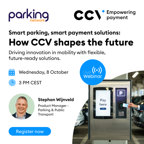 CCV Webinar: "Smart Parking, Smart Payment Solutions"